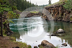 Miles Canyon, Yukon River, Whitehorse, Yukon Territories, Canada