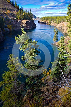 Miles Canyon, Yukon River, Whitehorse, Yukon Territories, Canada