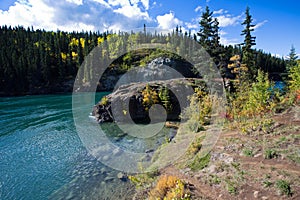 Miles Canyon, Yukon River, Whitehorse, Yukon Territories, Canada