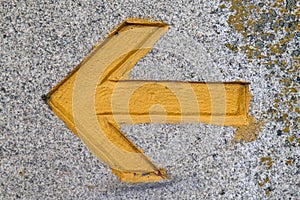 Milestone at at Camino de Santiago