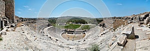 Miletus ancient theater panorama photo