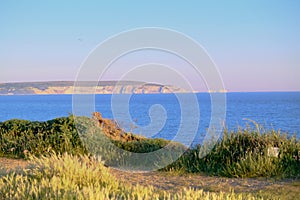 Milford on sea clifftop view