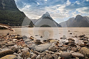 Milford Sound & Clouds photo