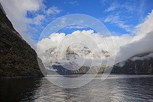 Milford sound fjord land national park south island new zealand