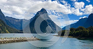 Milford Sound New Zealand Mountains