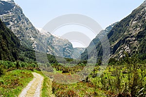 Milford track, New Zealand photo