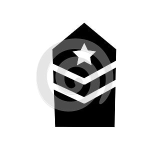 Militar Insignia icon. Trendy Militar Insignia logo concept on w photo
