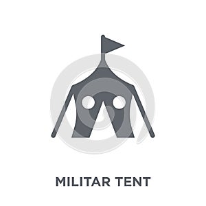 Militar Tent icon from Army collection. photo