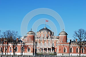 Military and air academy of N.E. Zhukovsky. Former Petrovsky access palace.