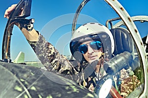 Military aircraft pilot