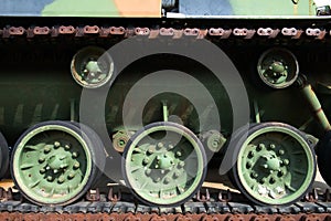 Military Army Tank Treads Background
