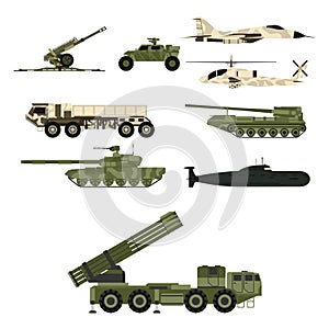 Military army transport technic vector war tanks industry technic armor system armored army personnel camouflage