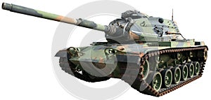 Military Army War Tank Isolated