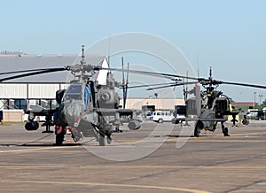 Military attack helicopters