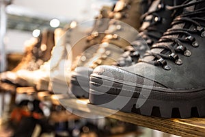 military berets boots in the army shop