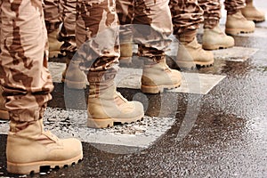 Military boots photo