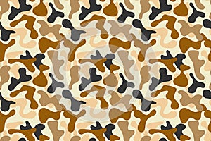 Military brown camouflage pattern background