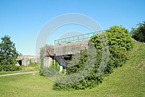 Military bunkers in Normandie