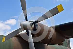 Military C-160 Transall Aircraft Propeller Engine