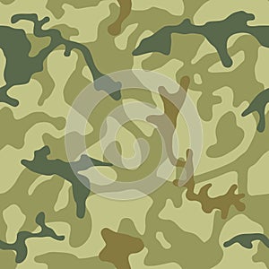 Camouflage, texture repeats seamless. Camo Pattern for Army Clothing.