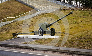 military cannon as a monument