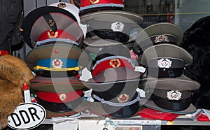 Military caps photo
