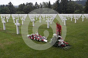 Military cemetery in Alsace for soldiers of the First World War