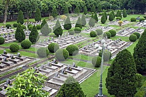 Military cemetery in Dien Bien Phu photo