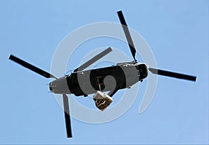 Military ch47  chopper