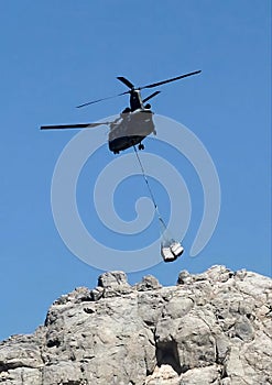 Military ch47  chopper