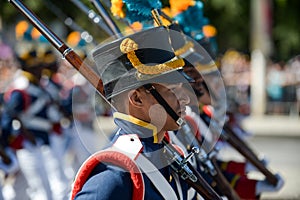 military civic parade celebrating the independence of Brazil