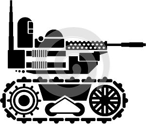 Military Combat remote controlled Robot photo