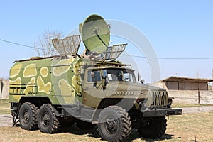 Militare comunicazione camion 