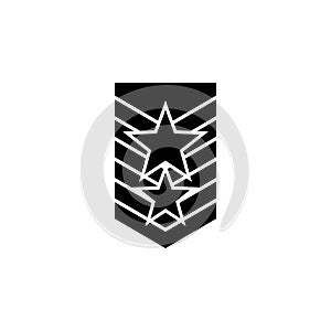 military epaulettes icon. Element of military for mobile concept and web apps. Detailed military epaulettes icon can be used for