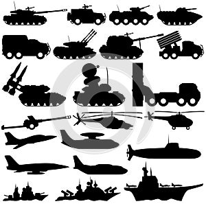 Military equipment.