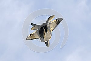 Military F-22 Raptor stealth fighter
