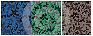 military fabric print illustration vector design