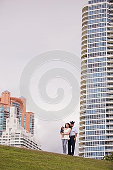 Military family in Miami