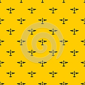 Military fighter plane pattern vector