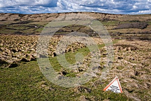 Military Firing Range in England