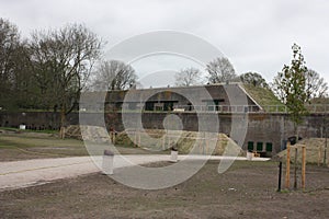 Military fort Vechten in Bunnik in the Netherlands