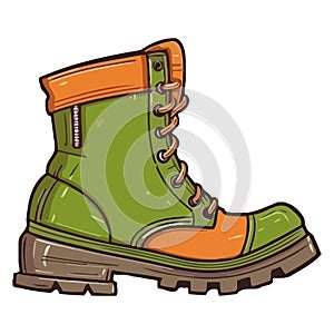 Military green boot design