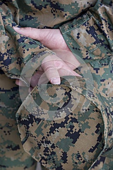 Military hands