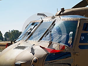 Military helicopter Blackhawk UH-60