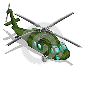 military helicopter illustration created using hand drawn art technique protected on a white background 1