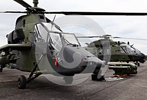 Military helicopters