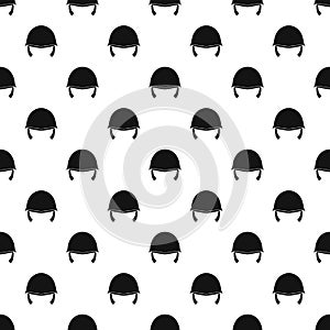 Military helmet pattern, simple style