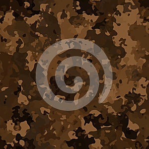 Military and hunting camouflage flecktarn seamless pattern