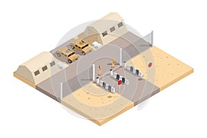 Military Isometric Composition photo