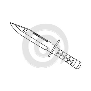 military knife icon